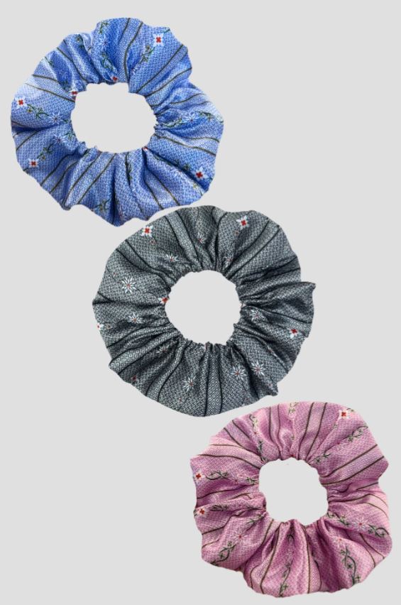 20 Stück Hot Pink Haargummis Aus Mattem Satin – Für Brautjungfern, Party, Geschenke